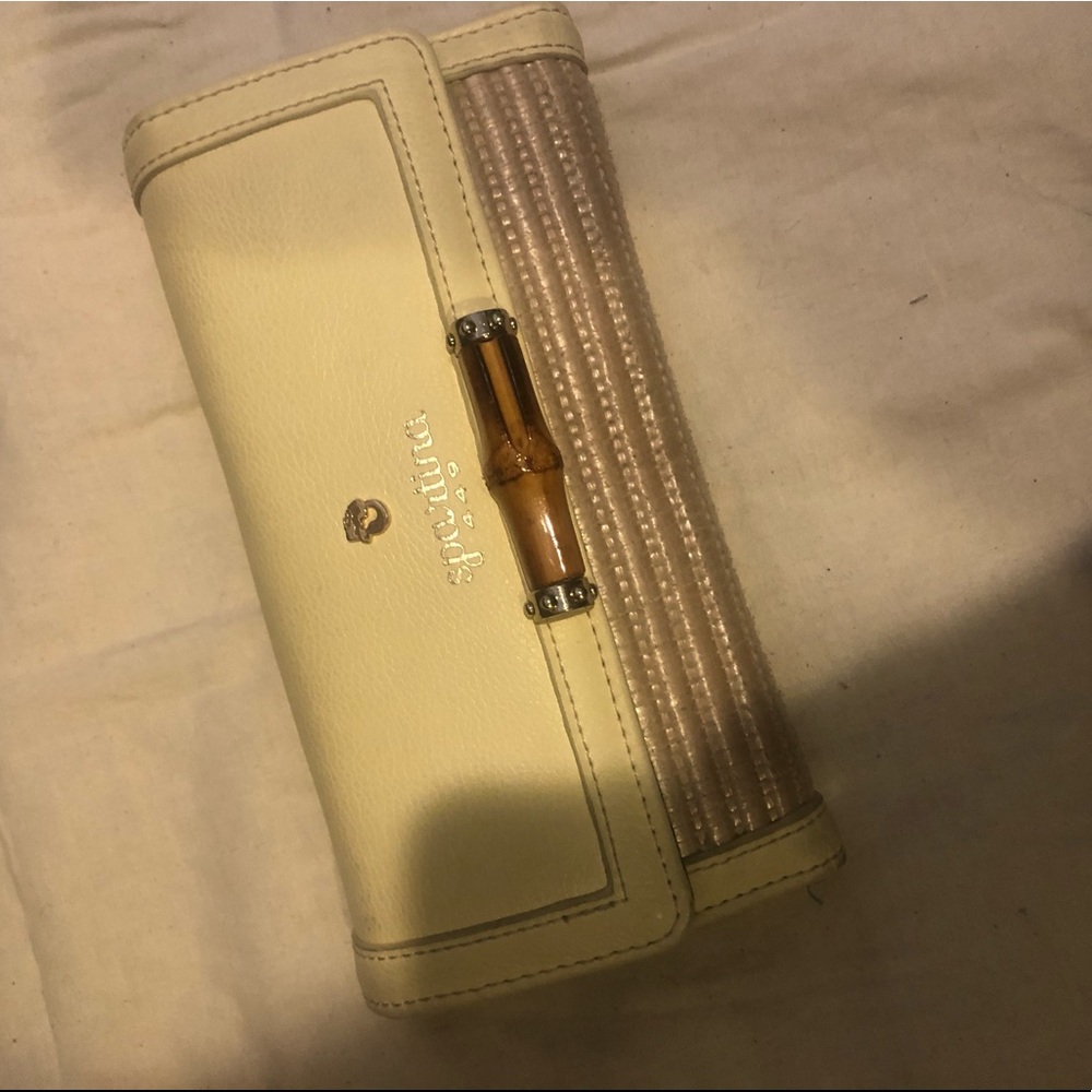 Yellow Trifold Spartina Wallet